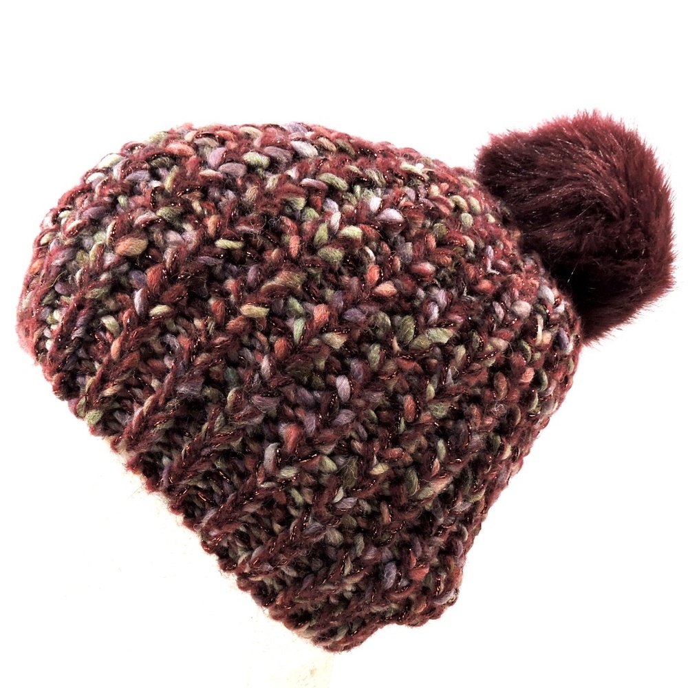 STILESTRO 🇮🇹 WOMEN'S WOOL WINTER POMPOM HAT